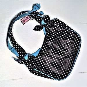 MaggiB Black with White Polka Dots Shoulderbag